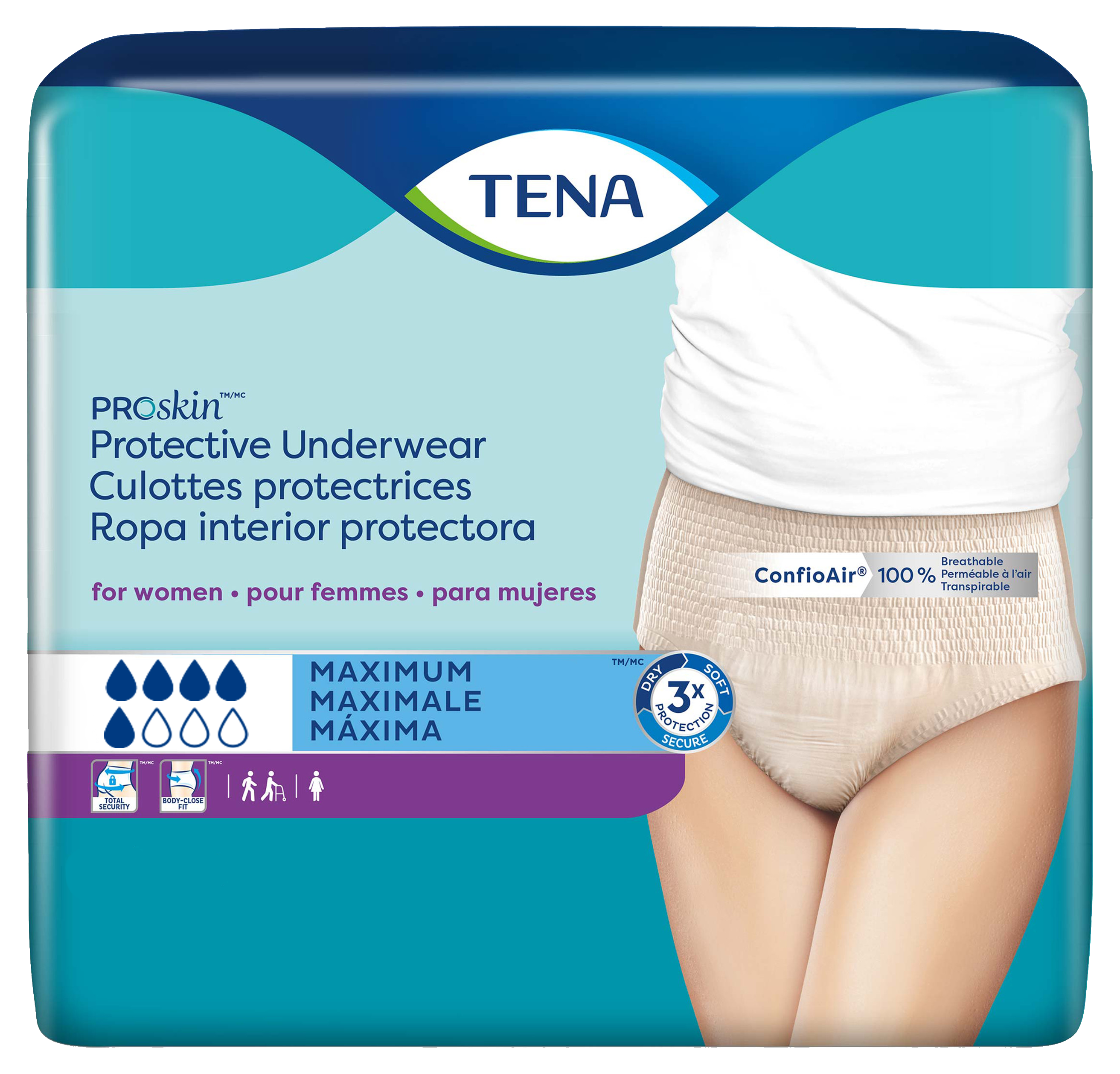 An image of a package of Proskin Protective Underwear