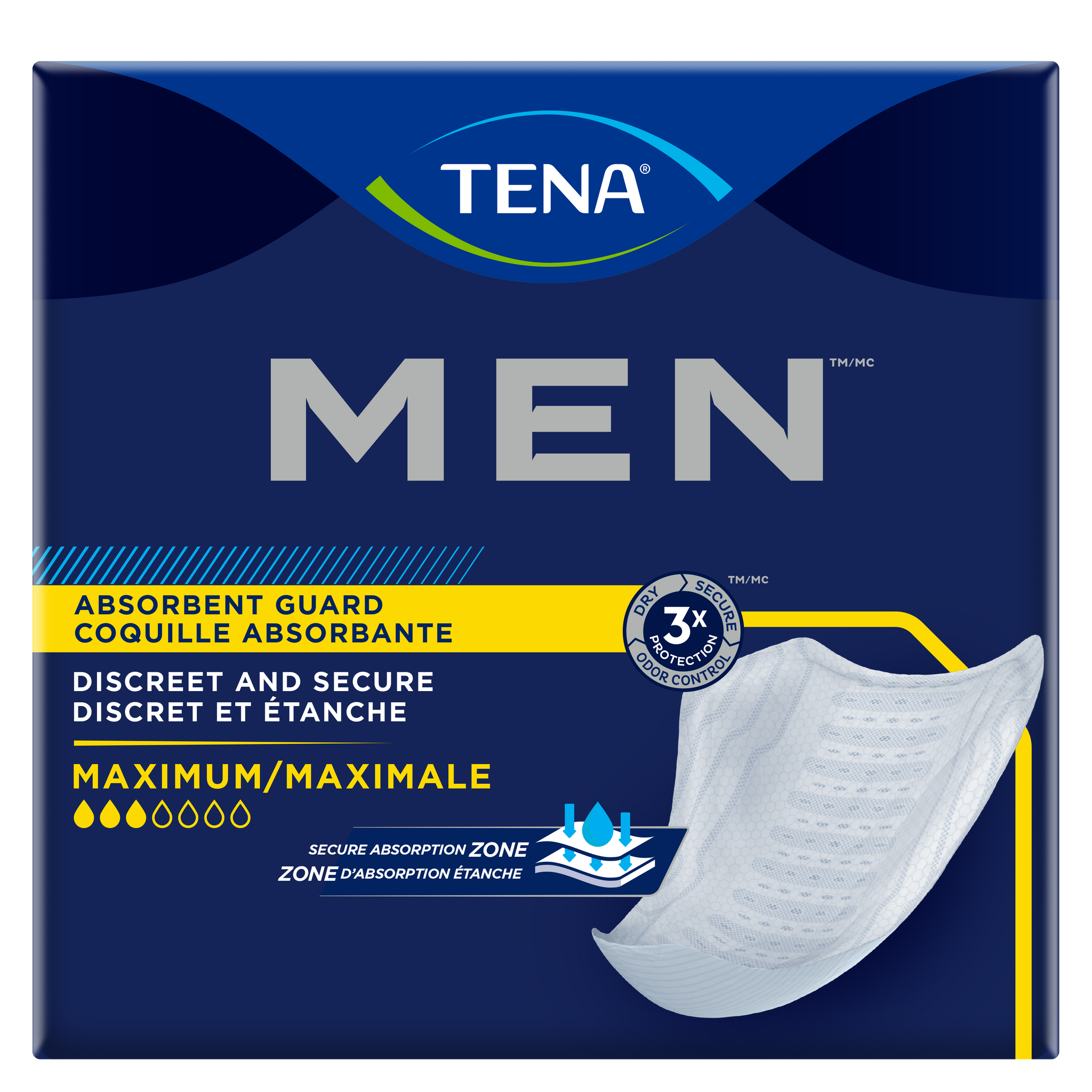 A package of Men's maximum guards