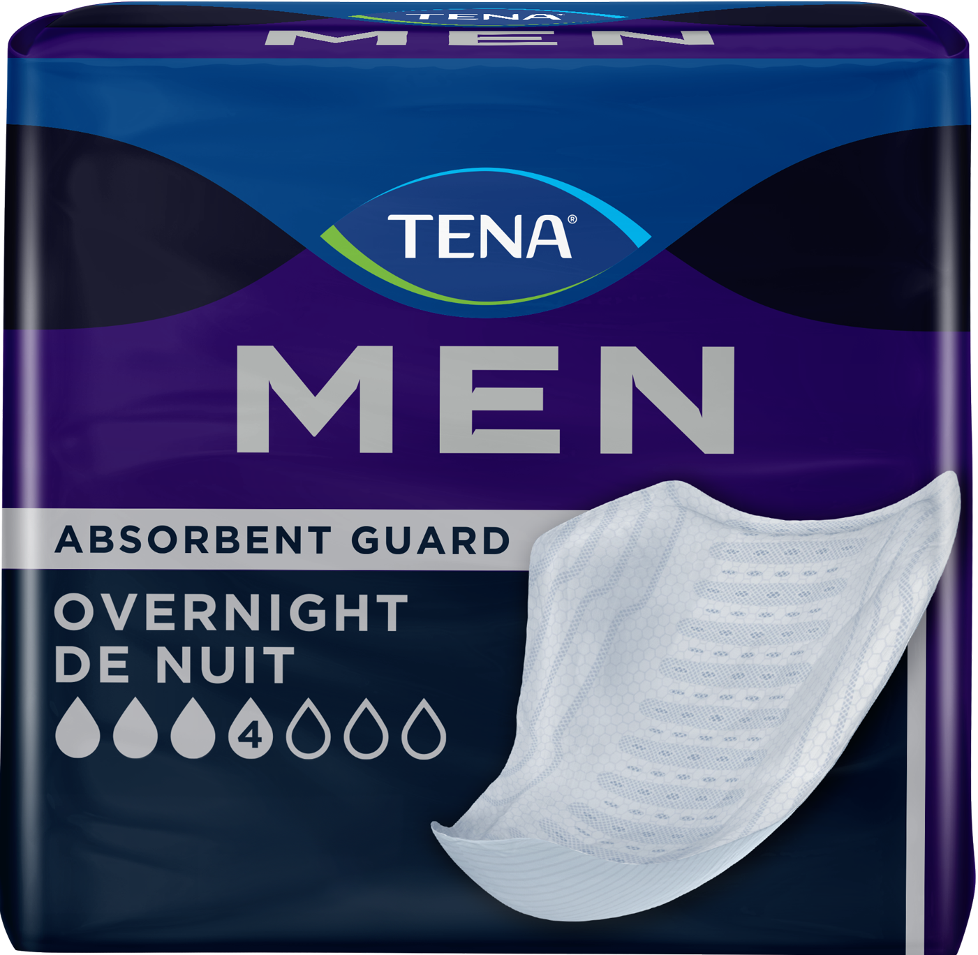 TENA Men™ Overnight Extra Coverage Guards