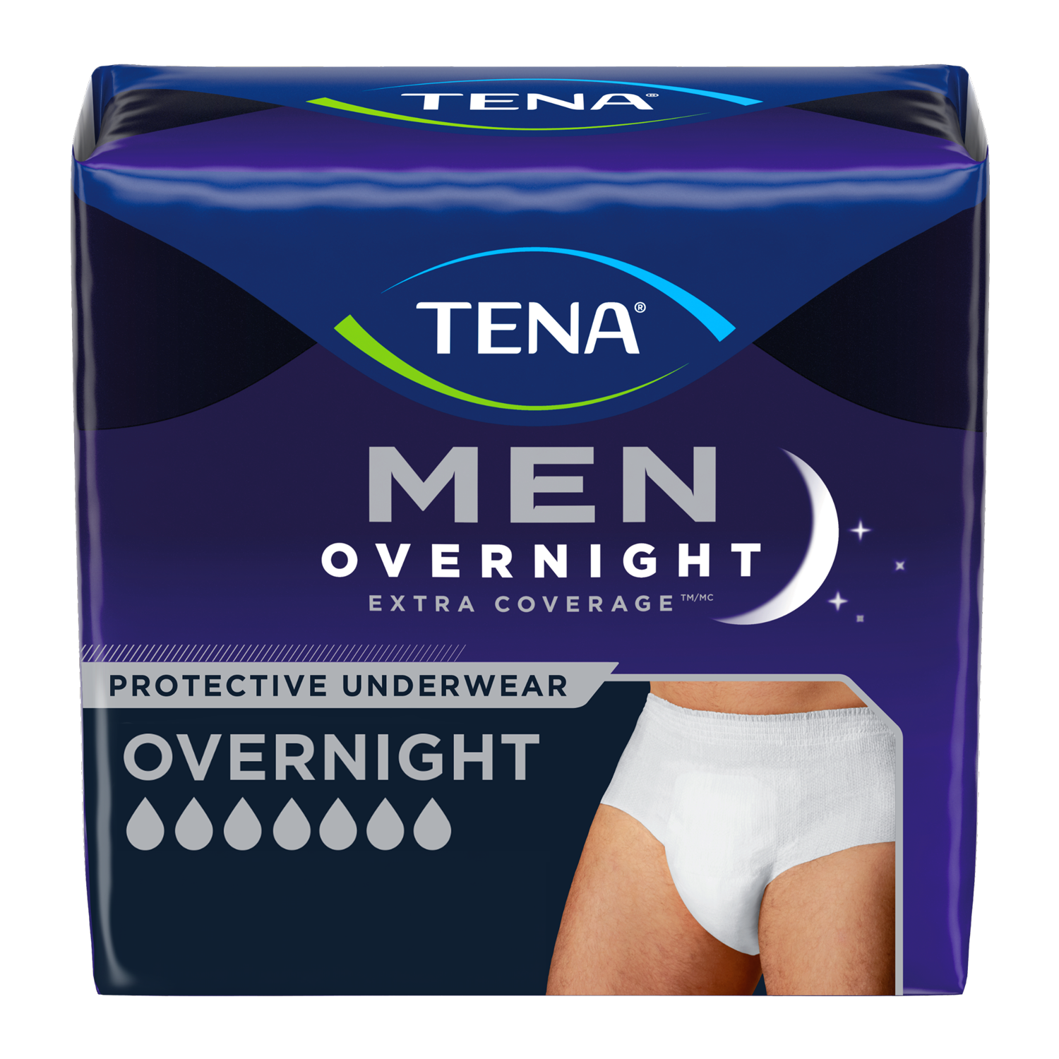 TENA MEN Extra Coverage Overnight Underwear