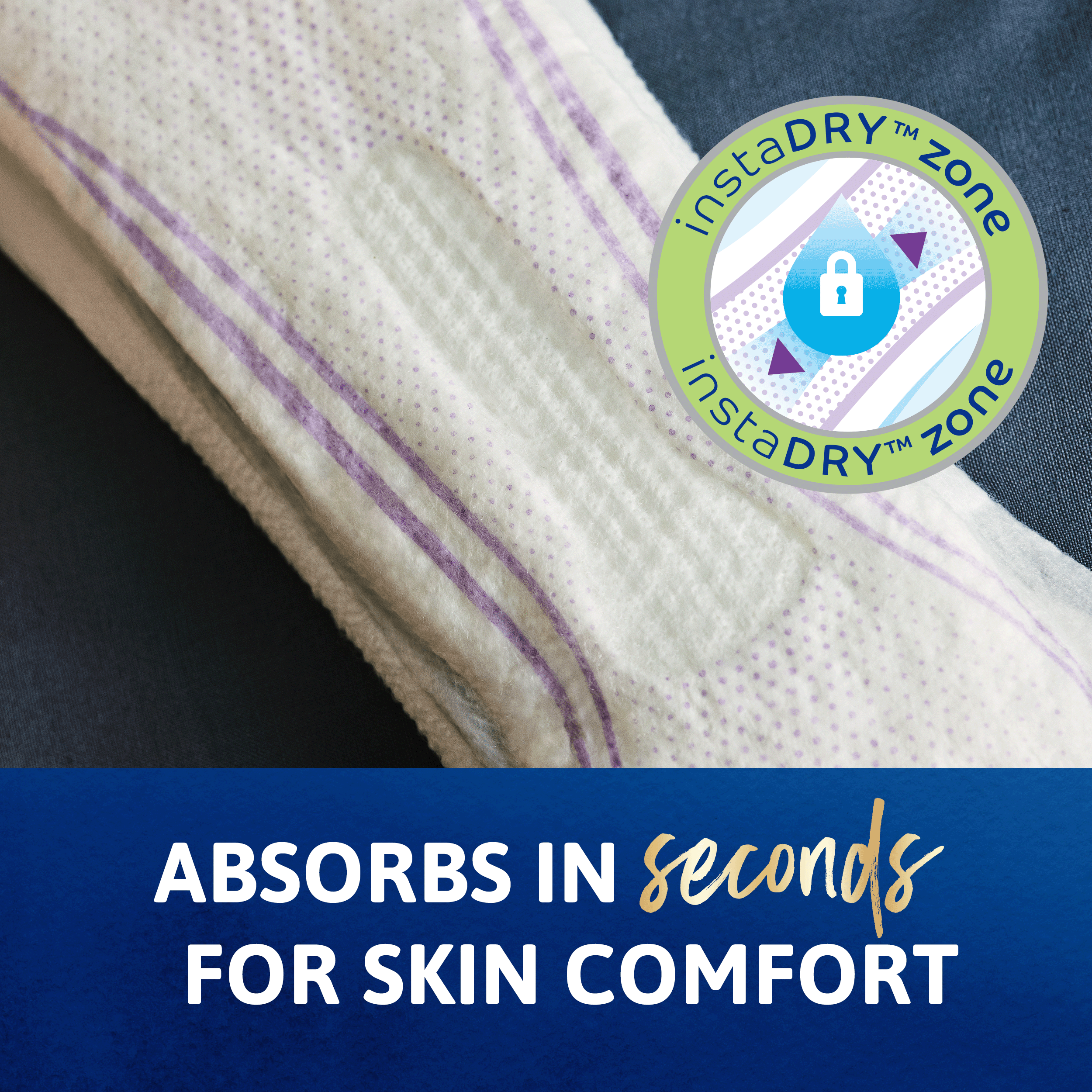 TENA Women's Sensitive Care™ Ultra Pads with InstaDRY