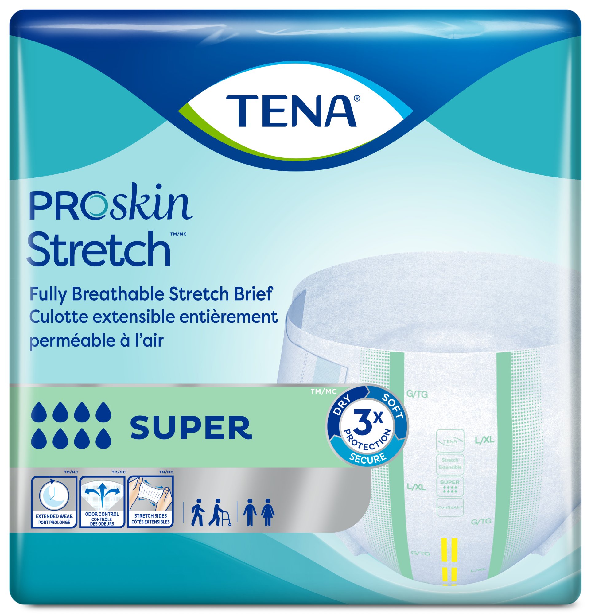 TENA ProSkin Stretch Super Briefs – TENA US Store