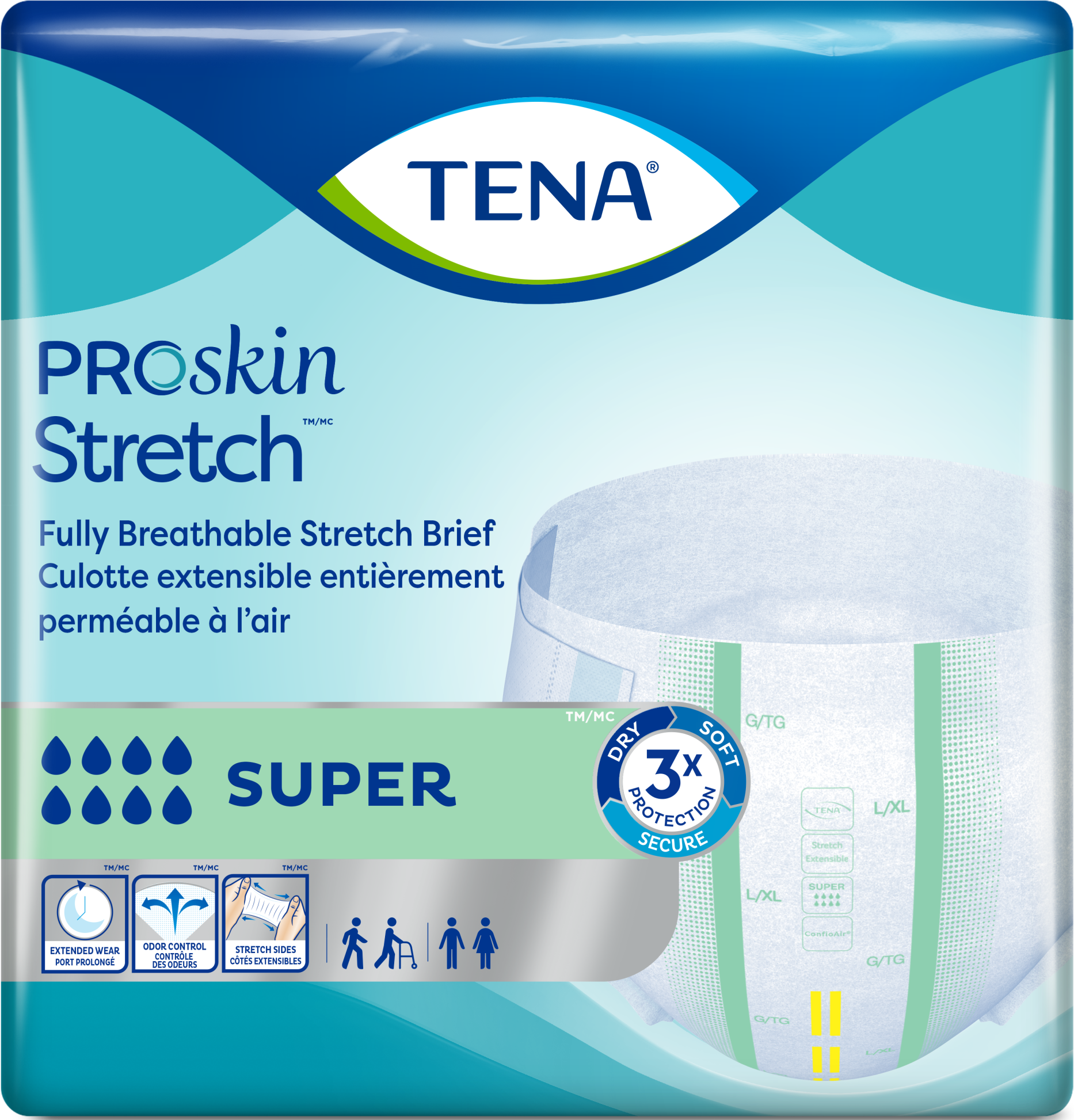 TENA ProSkin Stretch Super Briefs – TENA US Store