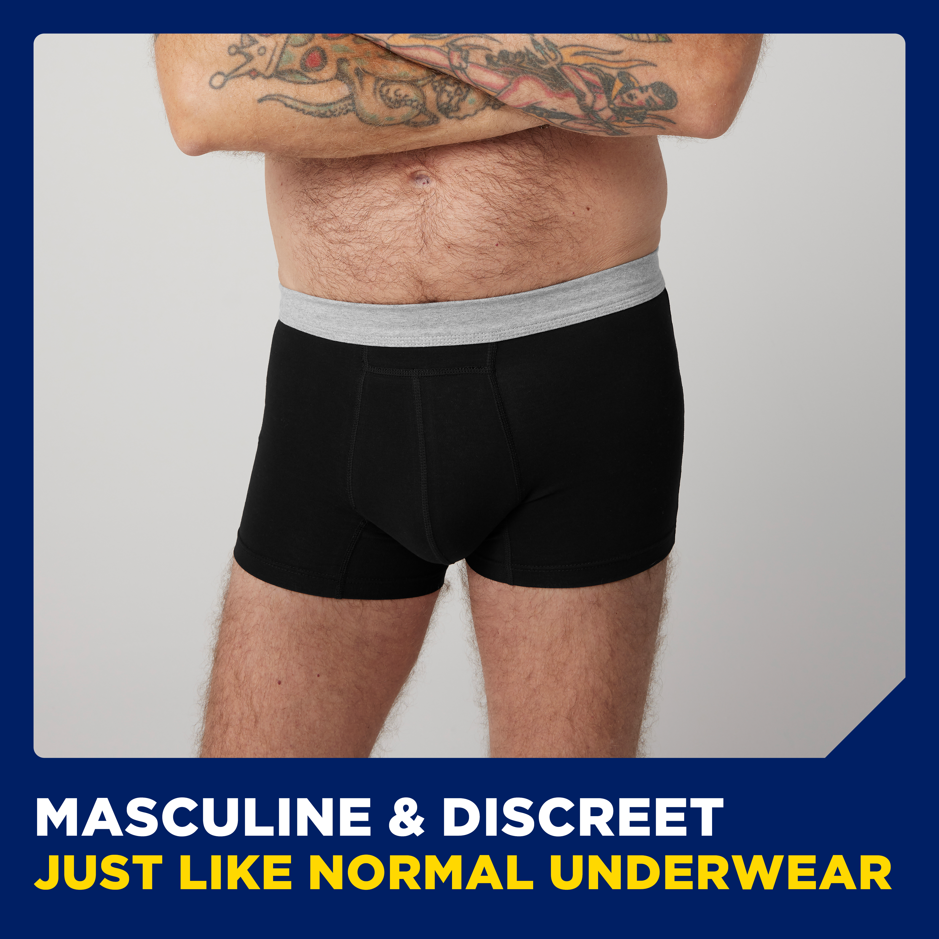 TENA Men Washable Protective Boxers