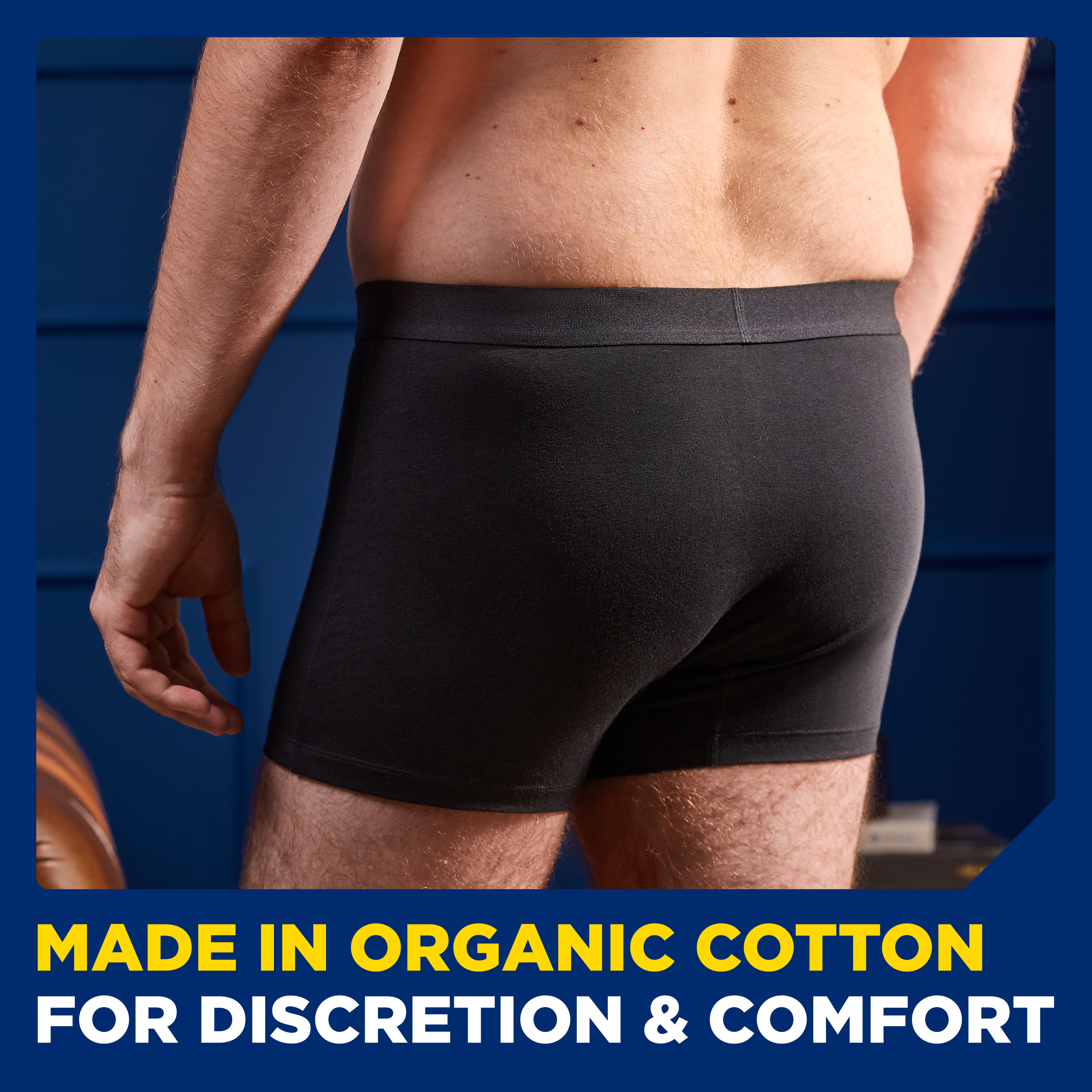 TENA Men Washable Protective Boxer Briefs