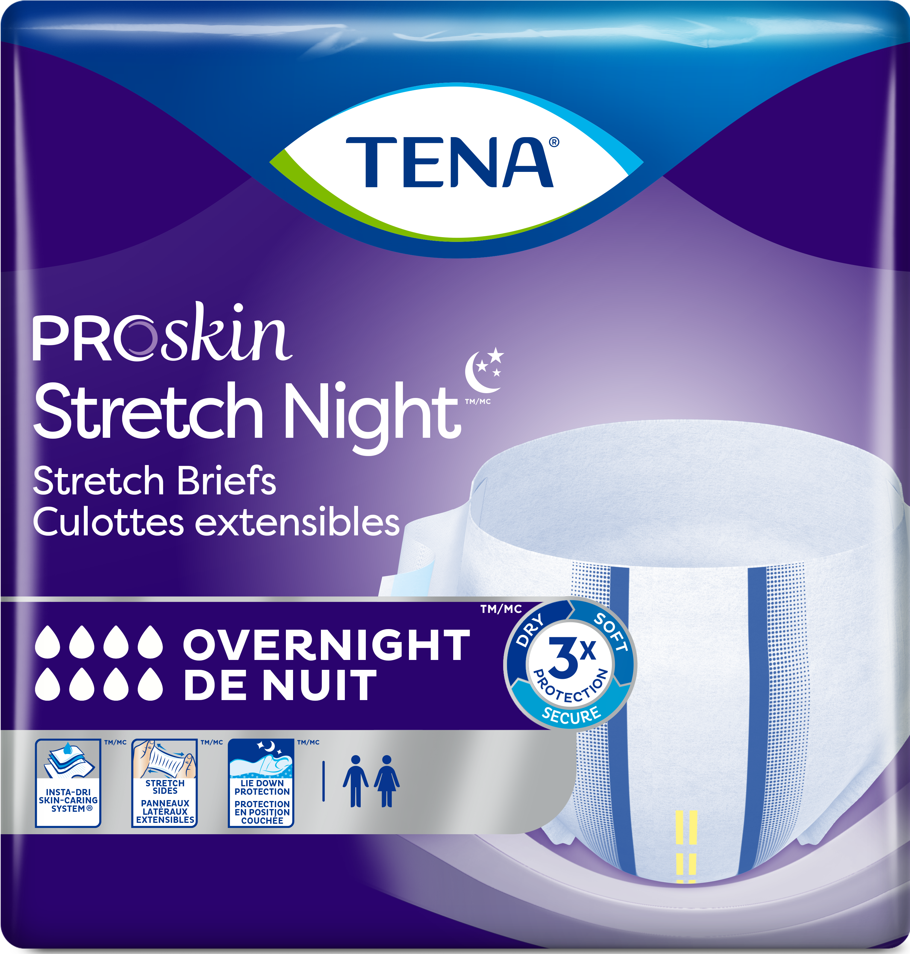 TENA PROskin Overnight Stretch Brief – TENA US Store