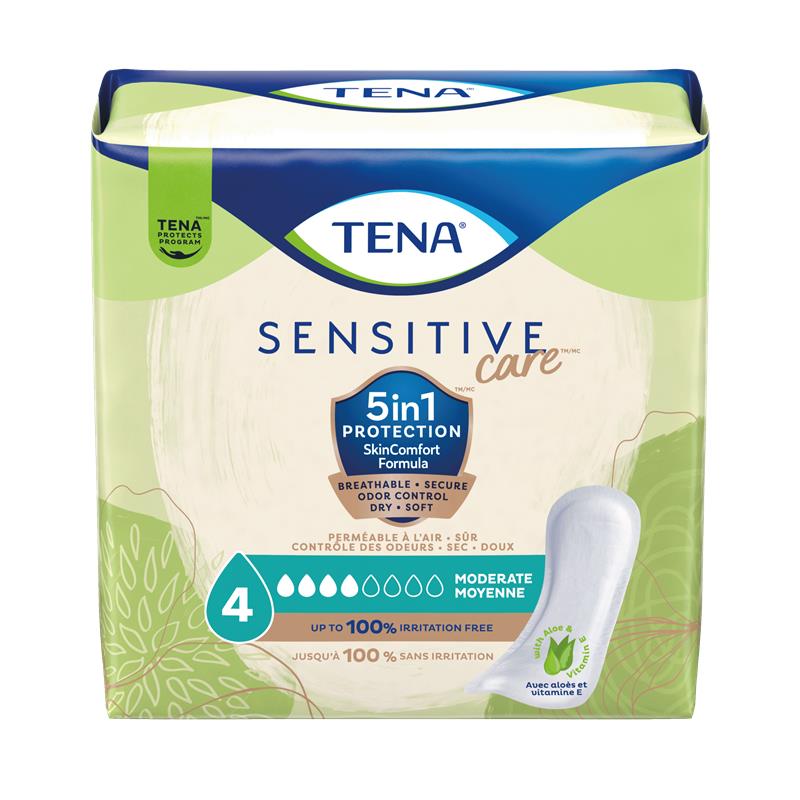 TENA Women's Sensitive Care™ Moderate Pads