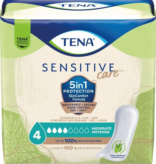 TENA Women's Sensitive Care™ Moderate Pads