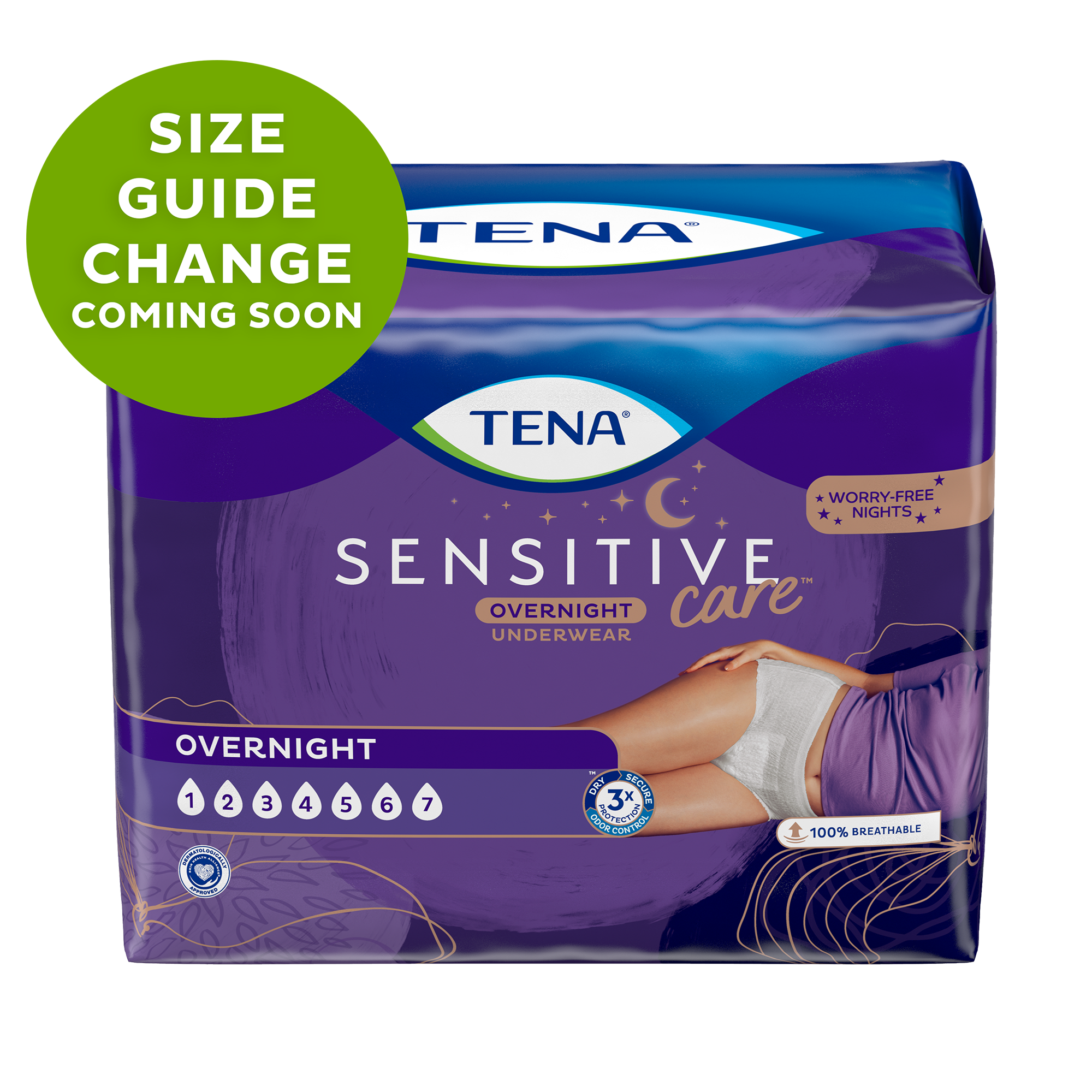 TENA Sensitive Care Overnight Underwear