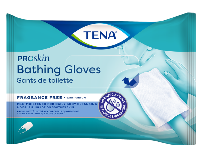 TENA Scented Bathing Gloves