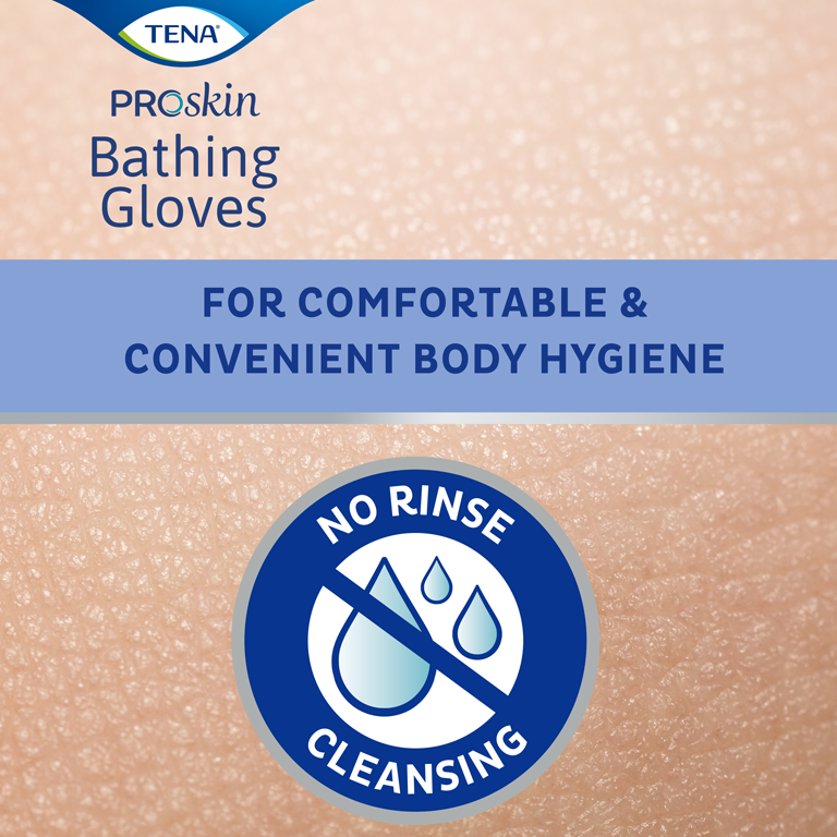 Text reads for comfortable & convenient body hygiene