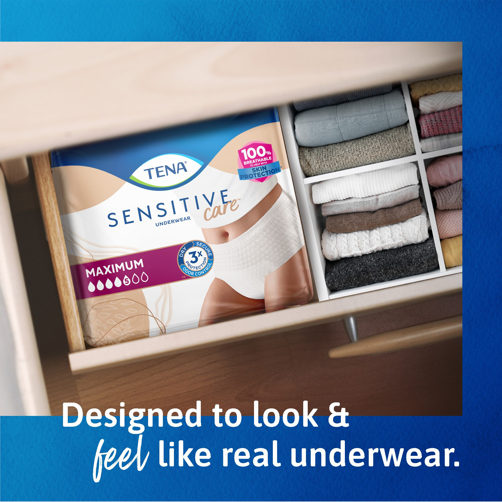 TENA Sensitive Care Underwear Maximum