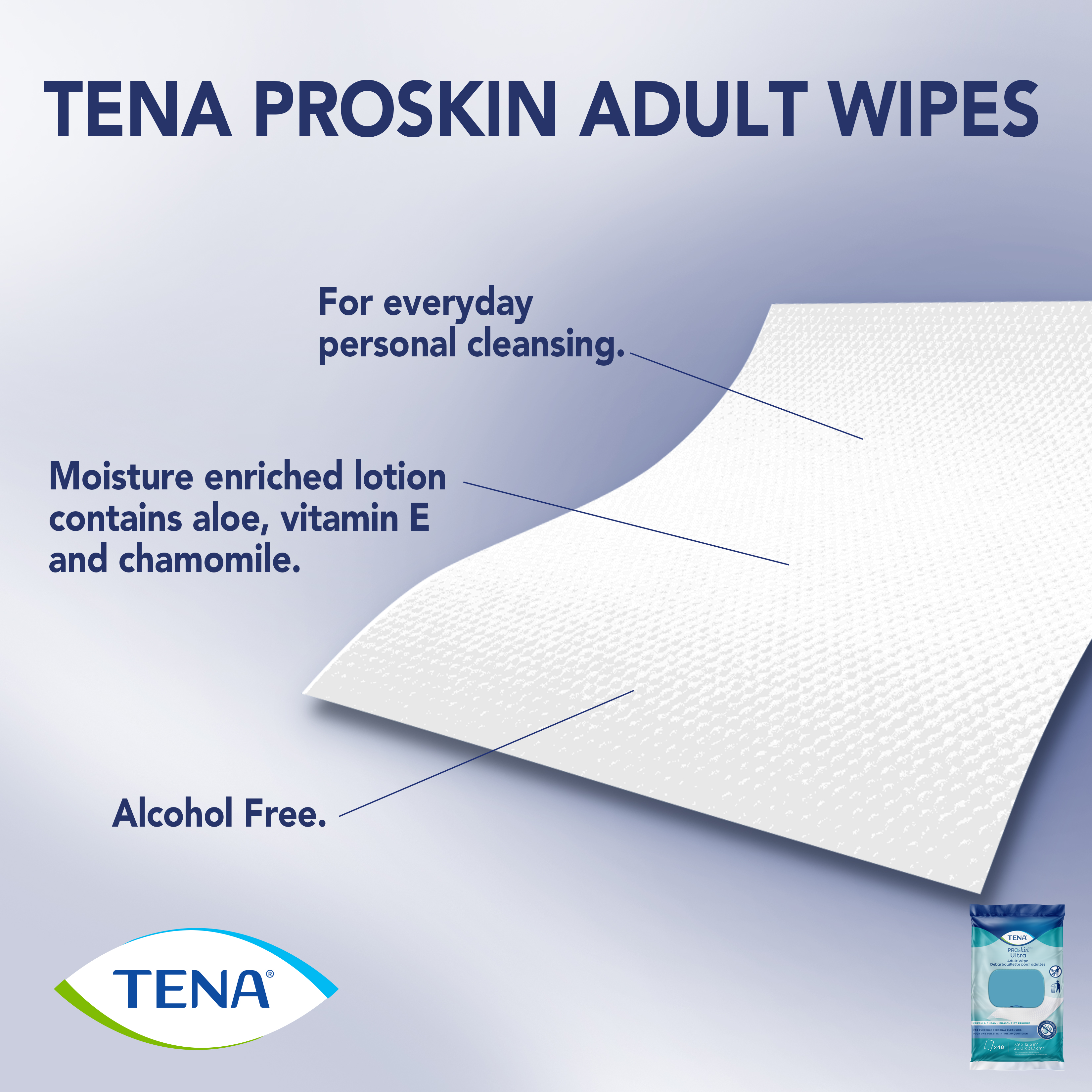 TENA Ultra Wash Cloths