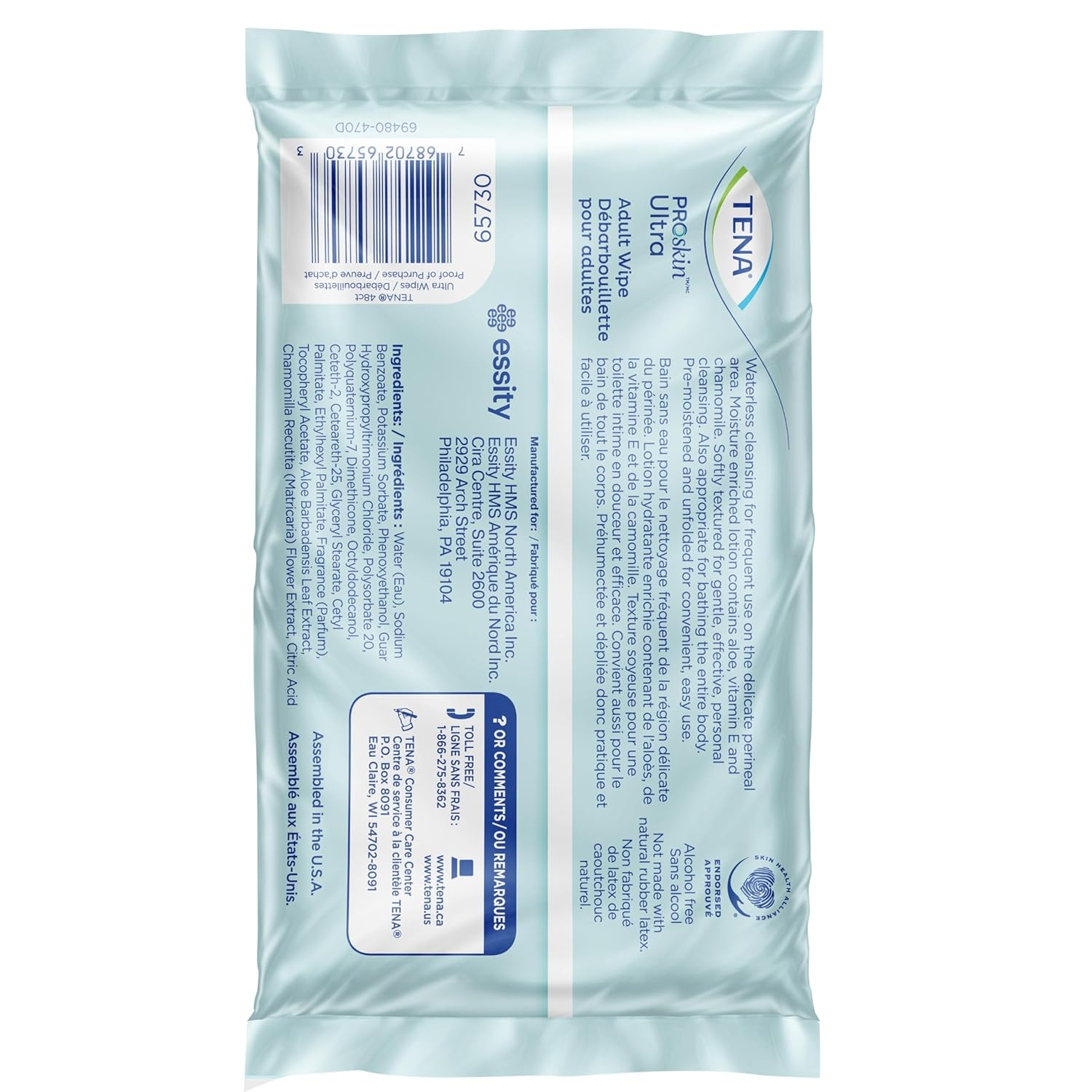 TENA Ultra Wash Cloths