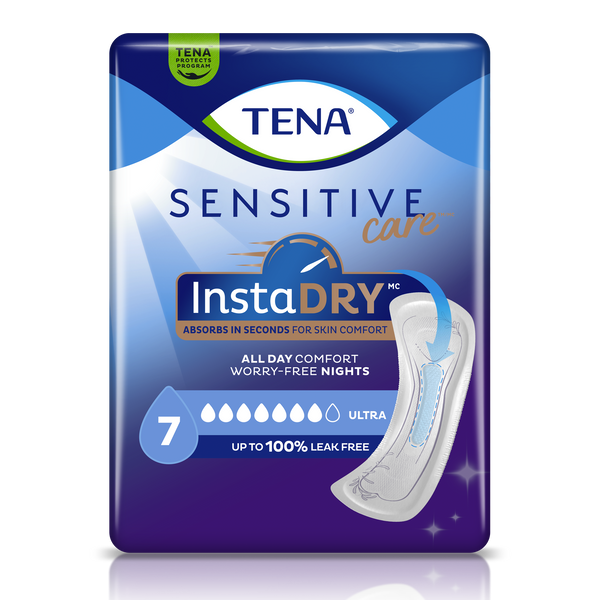 【9袋あります】TENAベッドパッド TENA Women's Sensitive Care™ Ultra Pads with InstaDRY – TENA US Store