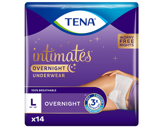 TENA Overnight Underwear - Large 1 Pack 14 Count