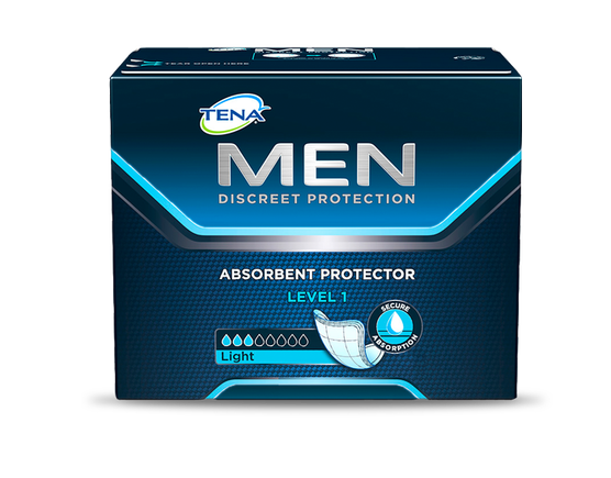 Male incontience Pads, TENA MEN Guards, Male Guards, pads pack
