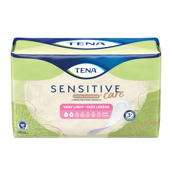 TENA Serenity Very Light Liners Long 1 Pack - 44 Count