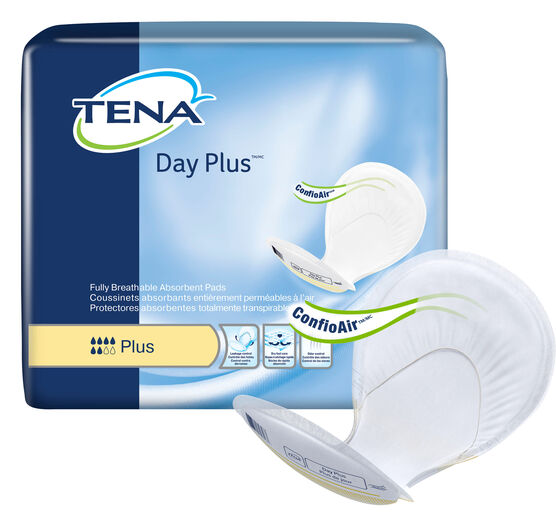 TENA Day Plus Pads - 2 Packs 60 Count