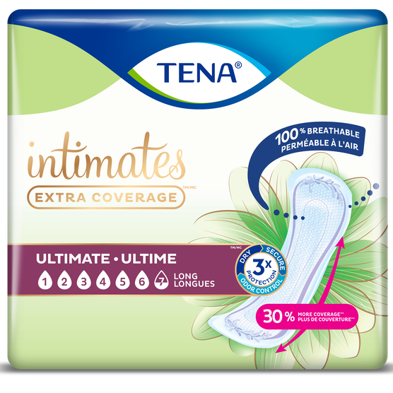 TENA Intimates Extra Coverage Ultimate Pads - 27 Count