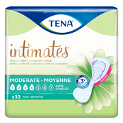 TENA Serenity Moderate Thin Pads Long 1 Pack - 32 Count
